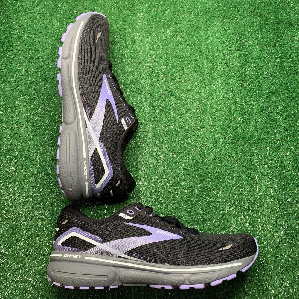 Brooks Ghost 15 Women’s Size 6.5 Running Shoes 1203801B011 ‘Black/Jacaranda/Salt